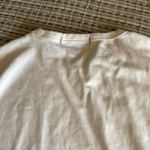 Two - 1 white, 1 gray. Banana Republic Men's Tee luxury perf. blend. Long sleeve - Picture 4 of 8